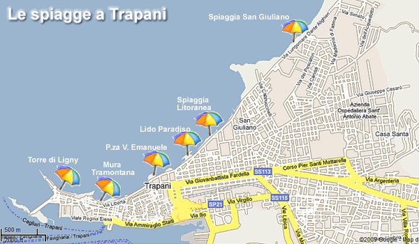 Le spiagge di Trapani